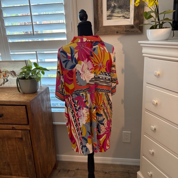 Johnny Was RACHEL MAY SHORT SLEEVE SWING POLO 2X - Picture 3 of 10